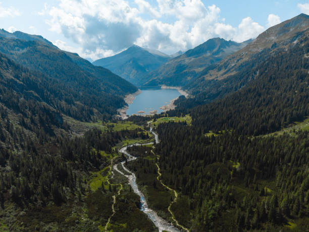 istock fantastic view on val di fumo and daone lake 1357469655