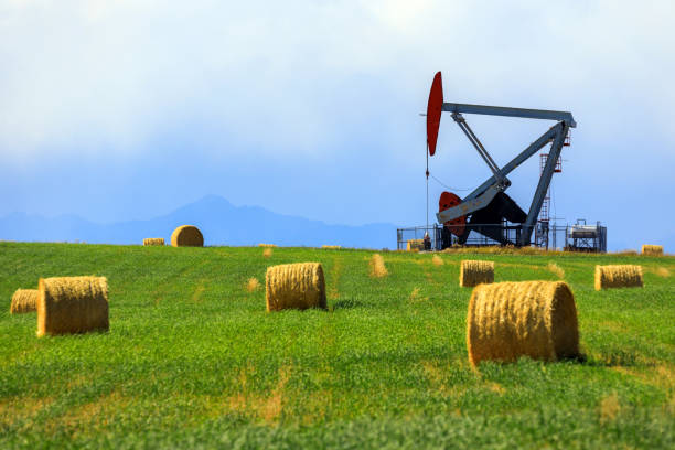 istock Oil Gas Petroleum Industry Pumpjack Alberta Canada 1357476017