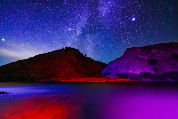 istock Colorado River Night Light Painting Landscape Scenic 1357490922
