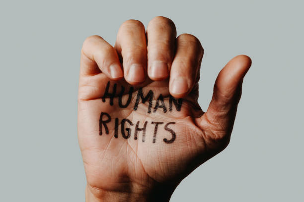 istock the text human rights in the hand of a man 1357494813