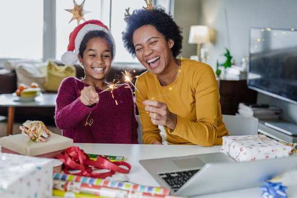 istock Enjoying the Christmas holidays at home 1357509228