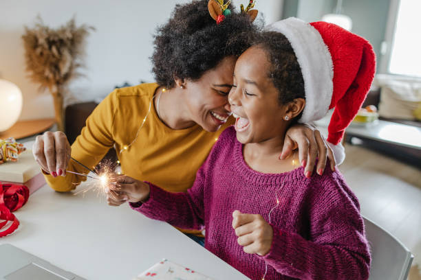 istock Christmas holidays are a joy for children 1357509342