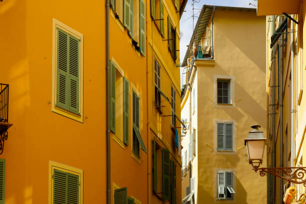 istock Windows with shutters in Old Town of Nice 1357516255