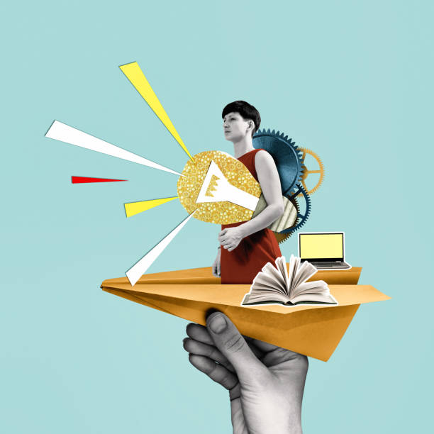 istock Creativity and uniqueness in business and education. 1357517623
