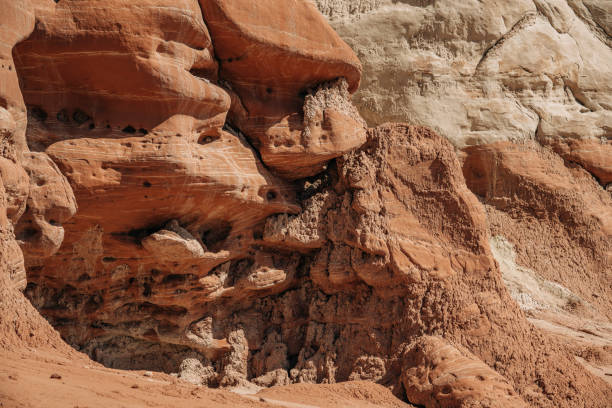 istock Grand Staircase-Escalante national monument, Utah. Toadstools, amazing balanced rock formations which look like mushrooms. Hiking in a desert, enchanting wilderness area 1357519631
