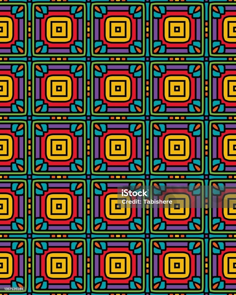 Tile Veritical Pattern A Vertical Seamless Tile Pattern Stock Illustration - Download Image ...