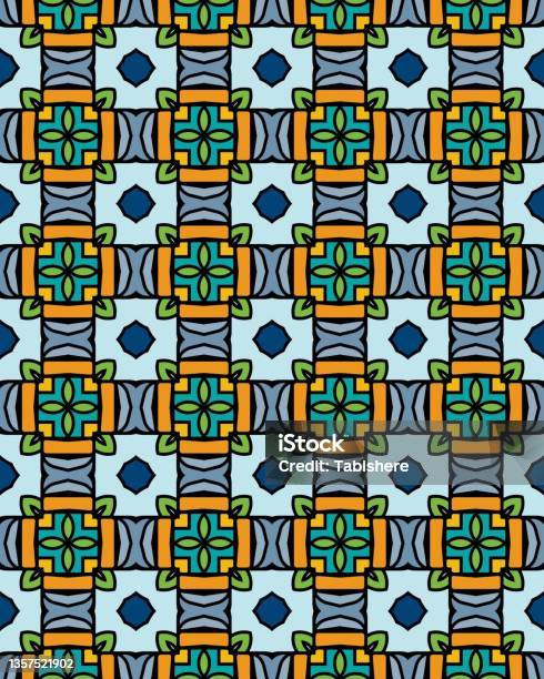 Tile Veritical Pattern A Vertical Seamless Tile Pattern Stock Illustration - Download Image ...