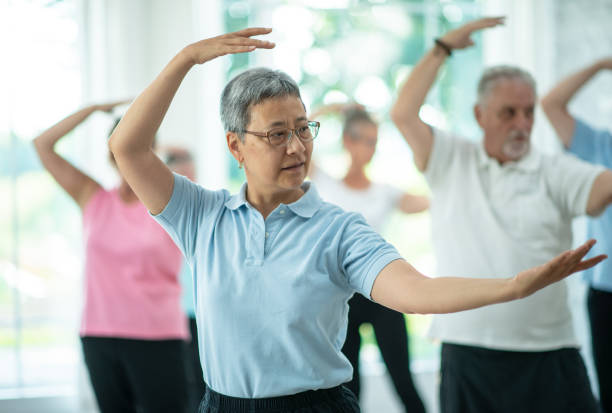 istock Seniors Indoor Tai Chi Class 1357522026
