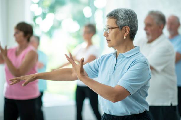 istock Seniors Indoor Tai Chi Class 1357522040