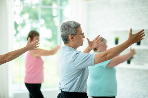 istock Seniors Indoor Tai Chi Class 1357522051