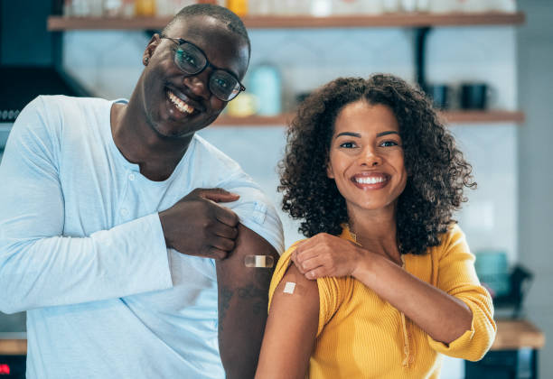 istock Feeling proud after getting covid-19 vaccine 1357523865