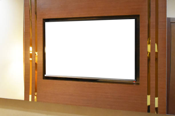 istock Television set (Clipping Path) in the living room 1357526093