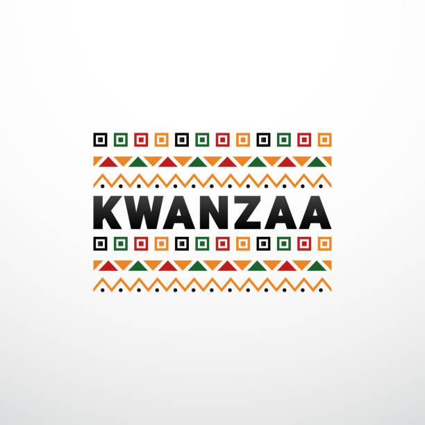 illustrations, cliparts, dessins animés et icônes de kwanzaa day design background pour saluer le moment de célébration - kwanzaa