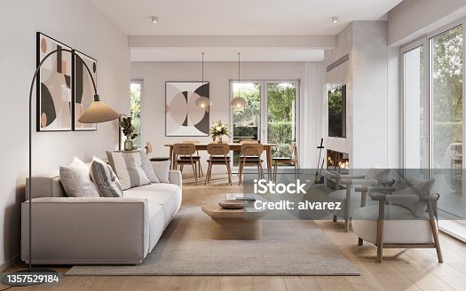 istock 3d render of a contemporary living room interior 1357529184