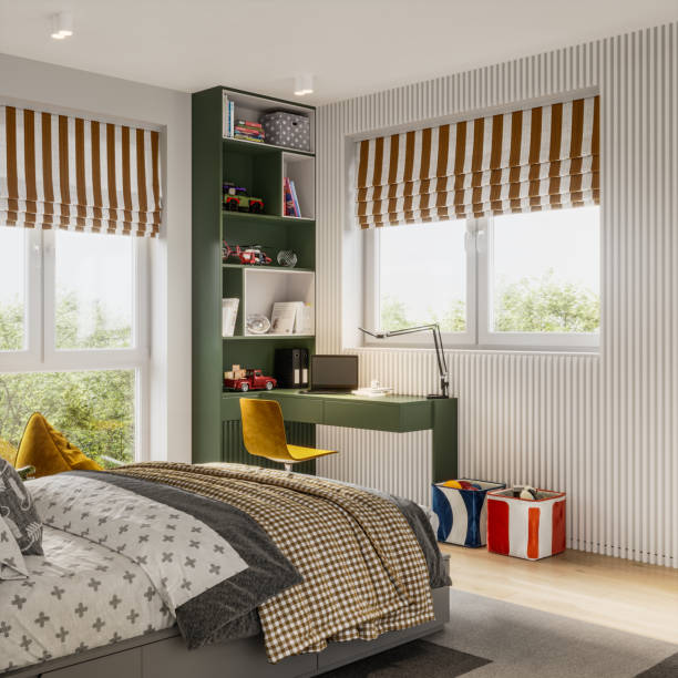 istock 3d render of a children's room interior 1357529940