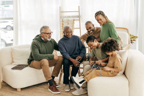 istock Three generation family spending time on weekend together 1357534390