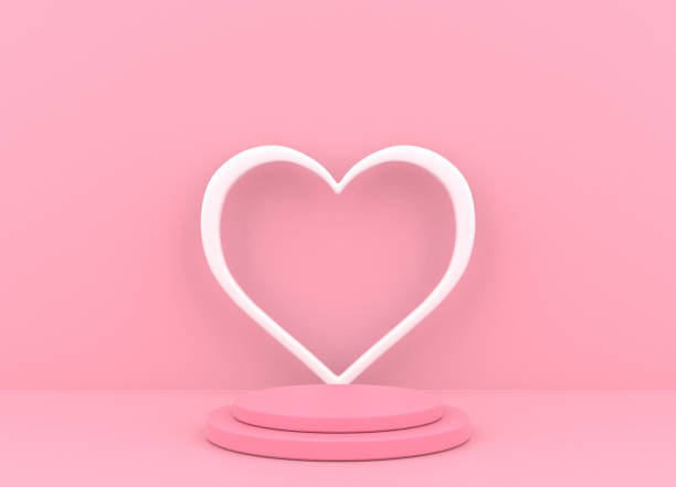 istock Valentine's Day Background with Colorful Hearts 1357534752