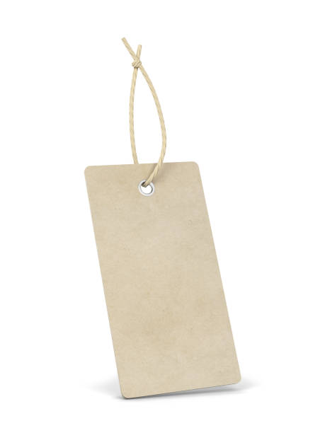 istock Blank paper price tag, clothing label 1357535120