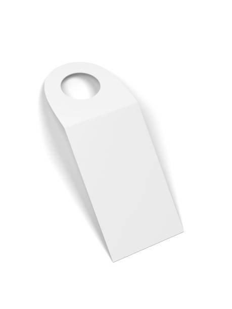 Blank bottle neck hanger mockup