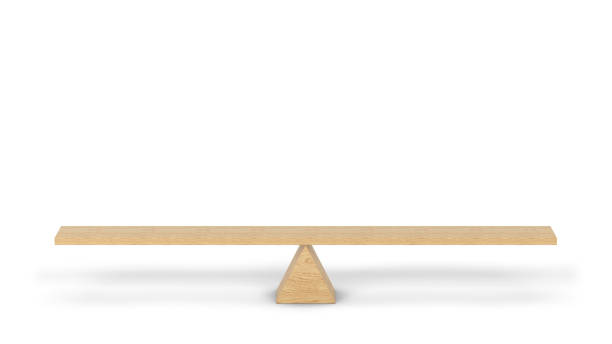 istock Simple seesaw, balance concept 1357535158