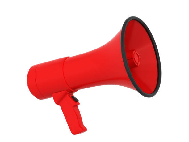 istock Megaphone, loudspeaker for public anouncement 1357535261