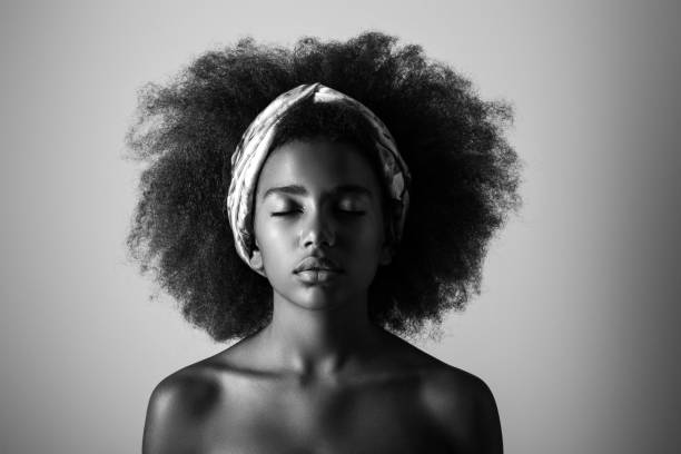 istock Young beautiful afro woman 1357538863