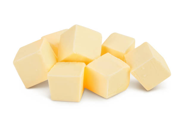 istock butter cube isolated on white background with clipping path and full depth of field 1357540359