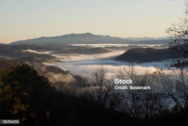 Montanha De Manhã Efeito Smoky - Fotografias de stock e mais imagens de Ao Ar Livre - Ao Ar Livre, Appalachia, Condições Meteorológicas