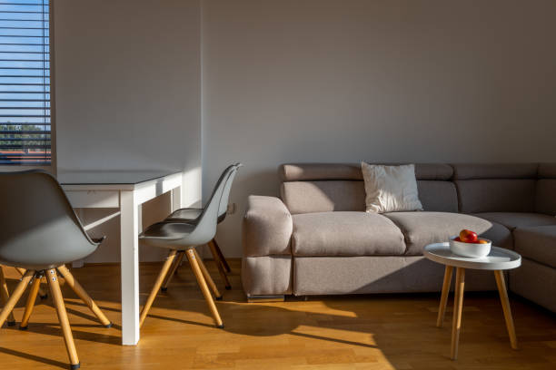 istock Dining room living room combo 1357548016