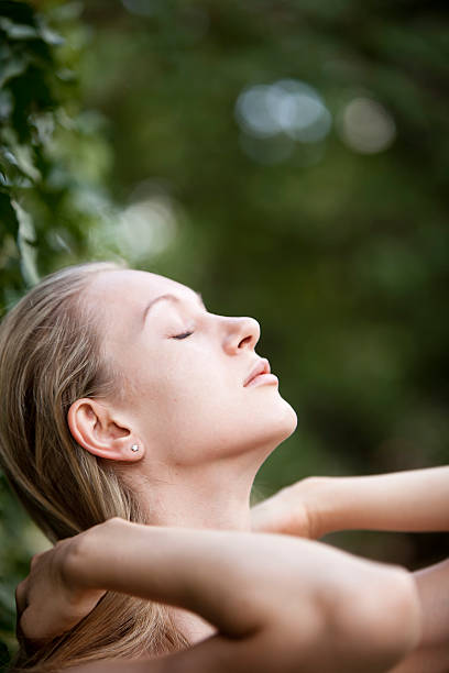 istock Young woman relaxing 135754979