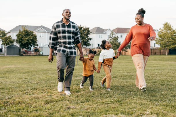 istock Family enjoying springtime outdoors with kids 1357554908