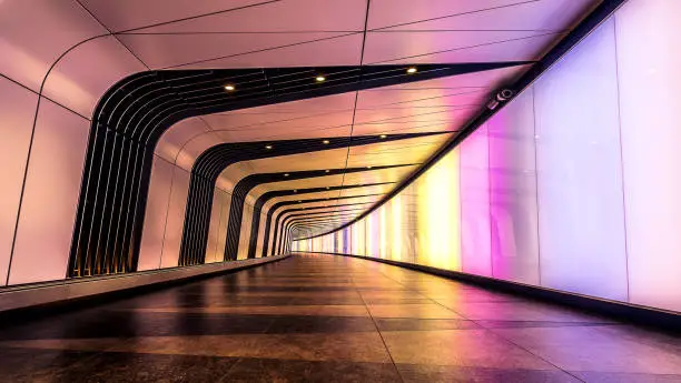 Photo of london underground walkway