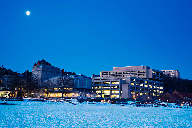istock Madison seen from frozen lake 135755734