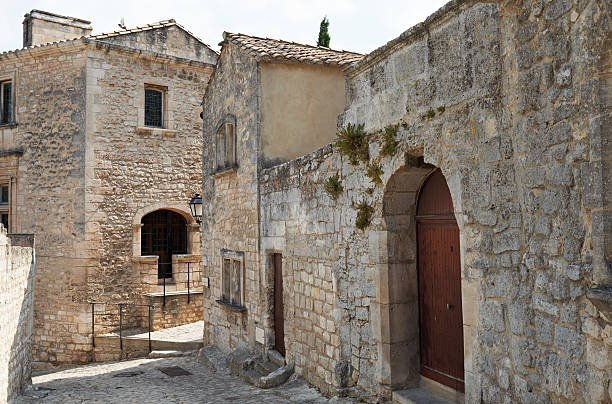 istock Stone buildings in Baux de Provence 135755923