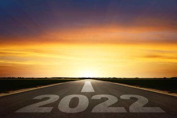 istock Happy New Year Background. Successful start to the year 2022. 1357561663