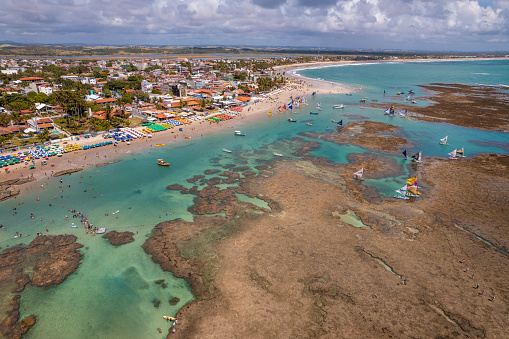 Porto de Galinhas beach is located in Pernambuco, in the municipality of Ipojuca, about 60 km from Recife