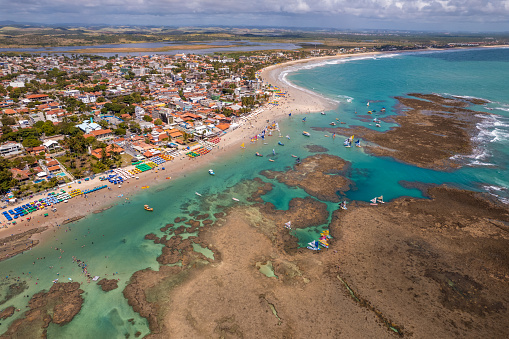 Porto de Galinhas beach is located in Pernambuco, in the municipality of Ipojuca, about 60 km from Recife