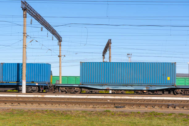 istock Transport containers at the railway station 1357577598