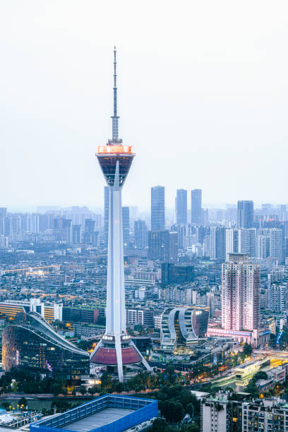istock Cloudy Chengdu City Skyline 1357584395