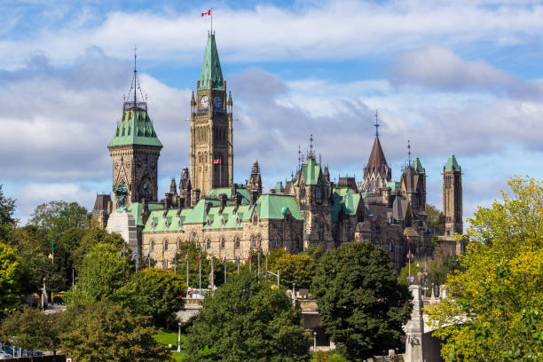 istock Ottawa Church with green top 1357593620