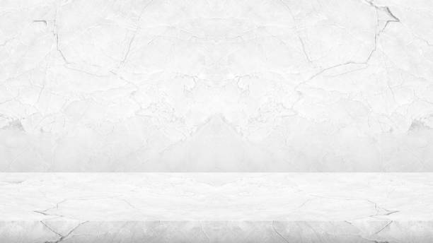 istock empty top gray marble shelves with grunge  marble wall texture background useful for counter for interior, display, showing or montage of product 1357616228