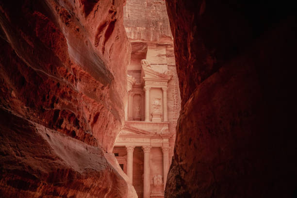Portraying Petra, a world's wonder. Captured through the stone cracks.