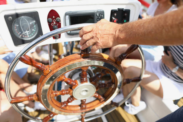 istock Round shaped metal wheel 1357623174