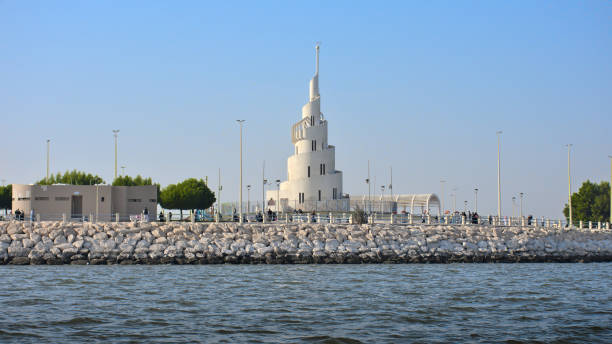 Morjan island public park in Dammam, Saudi Arabia Murjan Island in Al Khobar. An artificial island featuring a public park with covered picnic areas, ferry-boat rides and a playground. dammam photos stock pictures, royalty-free photos & images