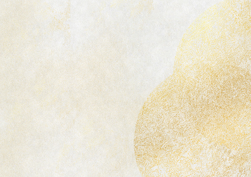 Imagen de fondo de patrones dorados en papel blanco japonés photo