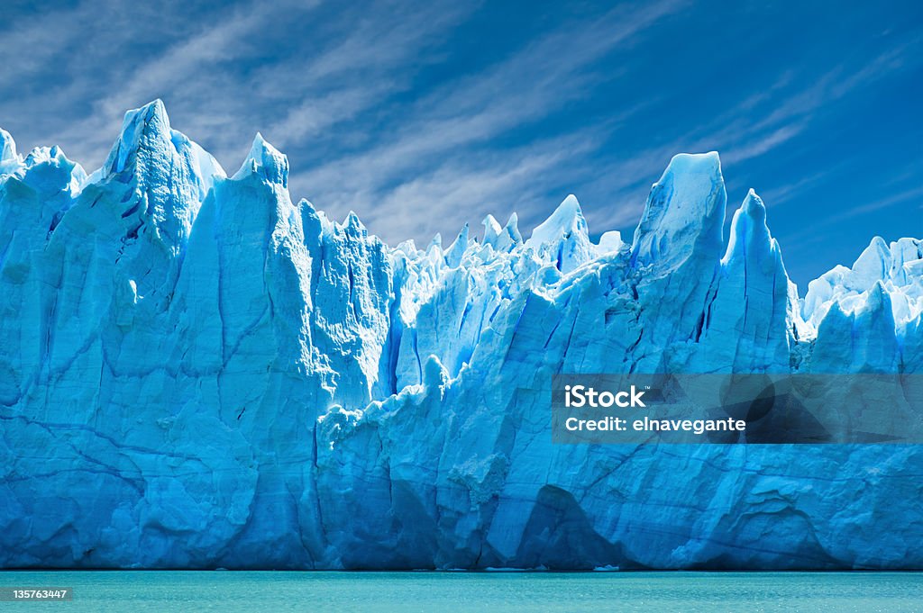 Perito 모레노 빙하, 파타고니아, Argentina. - 로열티 프리 0명 스톡 사진