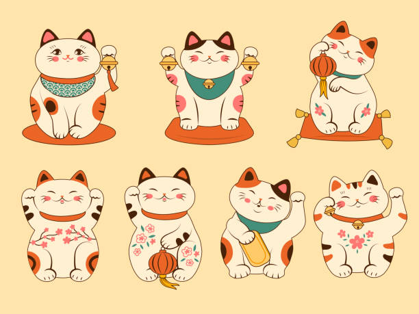 Gold Lucky Cat Illustrations, Royalty-Free Vector Graphics & Clip Art -  iStock