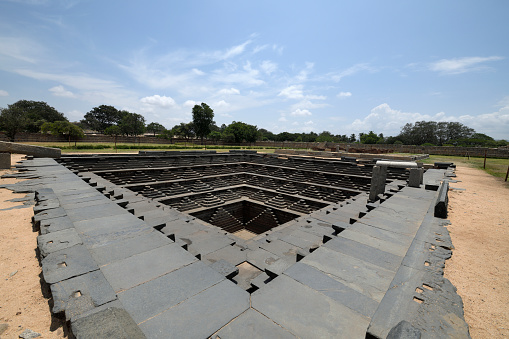 Pushkarani or water tank at Sri Krishna Temple\