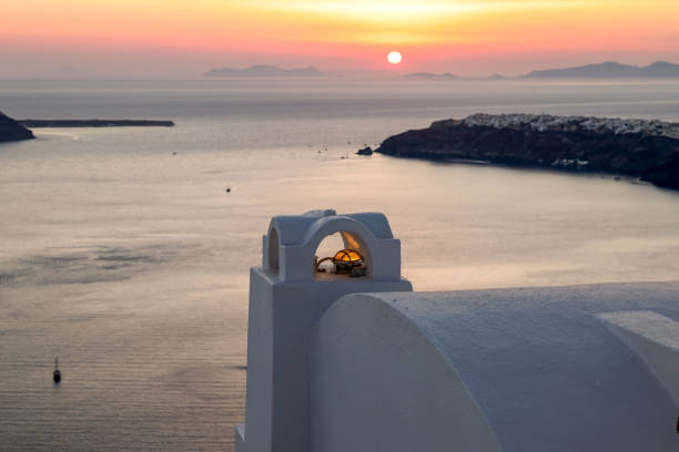 istock Sunset over Santorini as seen from Imerovigli. Cyclades, Greece 1357666529