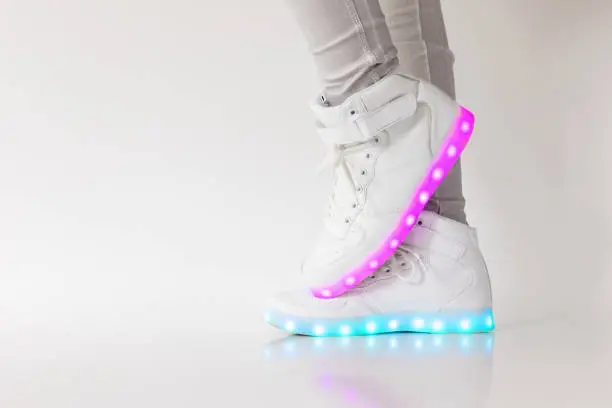 Photo of Shoes with LED lights in soles